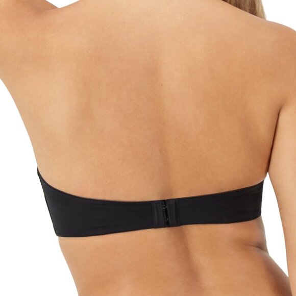 Maidenform Women's Stay Put Strapless Push Up Underwire Bra Black BNWT 38D - Picture 5 of 5